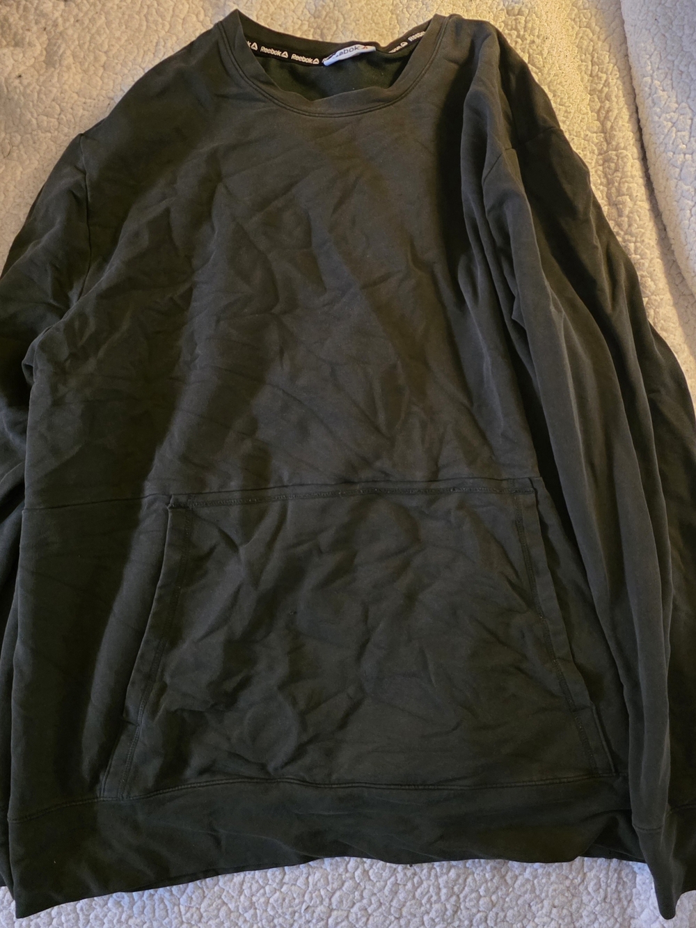 Men's Black Crewneck Sweater - Reebok